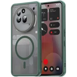 Phonesta AirFrost Back Cover hoesje met MagSafe voor Nothing Phone (3a) Pro - Mat Groen