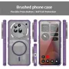 Phonesta AirFrost Back Cover hoesje met MagSafe voor Nothing Phone (3a) Pro - Mat Paars 8