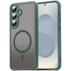 Phonesta AirFrost Back Cover hoesje met MagSafe voor Samsung Galaxy S25 Plus/S24 Plus - Mat Groen