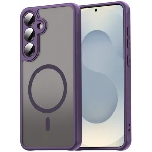 Phonesta AirFrost Back Cover hoesje met MagSafe voor Samsung Galaxy S25 Plus/S24 Plus - Mat Paars