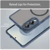 Phonesta AirFrost Back Cover hoesje met MagSafe voor Samsung Galaxy S25 Edge - Mat Blauw 5