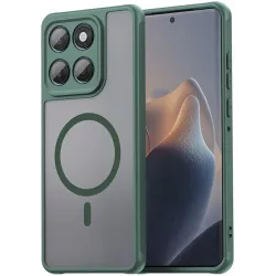 Phonesta AirFrost Back Cover hoesje met MagSafe voor Motorola Edge 60 / Edge 60 Fusion - Mat Groen