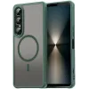Phonesta AirFrost Back Cover hoesje met MagSafe voor Sony Xperia 1 VII - Mat Groen