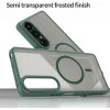 Phonesta AirFrost Back Cover hoesje met MagSafe voor Sony Xperia 1 VII - Mat Groen 4