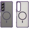 Phonesta AirFrost Back Cover hoesje met MagSafe voor Sony Xperia 1 VII - Mat Paars 2