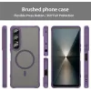 Phonesta AirFrost Back Cover hoesje met MagSafe voor Sony Xperia 1 VII - Mat Paars 8