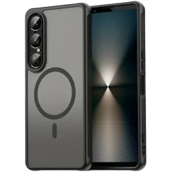 Phonesta AirFrost Back Cover hoesje met MagSafe voor Sony Xperia 1 VII - Mat Zwart