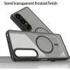 Phonesta AirFrost Back Cover hoesje met MagSafe voor Sony Xperia 1 VII - Mat Zwart 4