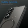 Phonesta AirFrost Back Cover hoesje met MagSafe voor Sony Xperia 1 VII - Mat Zwart 6