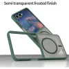 Phonesta AirFrost Back Cover hoesje met MagSafe voor Samsung Galaxy Z Flip 7 - Mat Groen 4