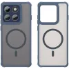 Phonesta AirFrost Back Cover hoesje met MagSafe voor Motorola Edge 60 Pro - Mat Blauw 2