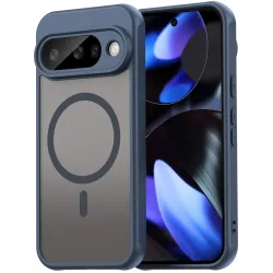 Phonesta AirFrost Back Cover hoesje met MagSafe voor Google Pixel 10 - Mat Blauw