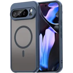 Phonesta AirFrost Back Cover hoesje met MagSafe voor Google Pixel 10 Pro XL - Mat Blauw