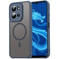 Phonesta AirFrost Back Cover hoesje met MagSafe voor Xiaomi Redmi 15C - Mat Blauw