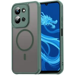 Phonesta AirFrost Back Cover hoesje met MagSafe voor Xiaomi Redmi 15C - Mat Groen
