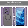 Phonesta AirFrost Back Cover hoesje met MagSafe voor Xiaomi Redmi 15C - Mat Paars 2