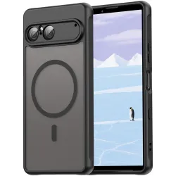 Phonesta AirFrost Back Cover hoesje met MagSafe voor Sony Xperia 10 VII - Mat Zwart