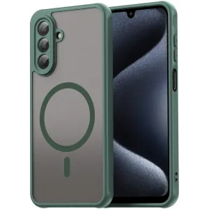 Phonesta AirFrost Back Cover hoesje met MagSafe voor Samsung Galaxy A17/A26 - Mat Groen