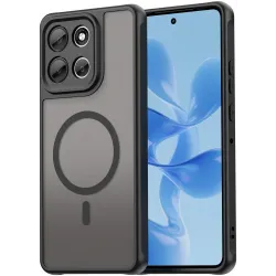 Phonesta AirFrost Back Cover hoesje met MagSafe voor Motorola Moto G86/G86 Power - Mat Zwart