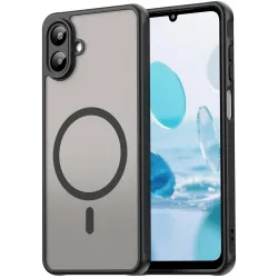 Phonesta AirFrost Back Cover hoesje met MagSafe voor Samsung Galaxy A07 4G - Mat Zwart