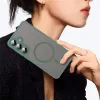 Phonesta AirFrost Back Cover hoesje met MagSafe voor Samsung Galaxy A36/A56 - Mat Groen 4
