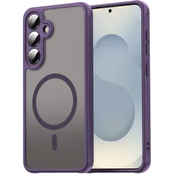 Phonesta AirFrost Back Cover hoesje met MagSafe voor Samsung Galaxy A36/A56 - Mat Paars