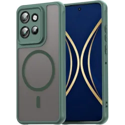 Phonesta AirFrost Back Cover hoesje met MagSafe voor Motorola Edge 60 Neo/Edge 50 Neo / ThinkPhone 25 - Mat Groen