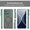 Phonesta AirFrost Back Cover hoesje met MagSafe voor Motorola Edge 60 Neo/Edge 50 Neo / ThinkPhone 25 - Mat Groen 2