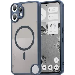 Phonesta AirFrost Back Cover hoesje met MagSafe voor Nothing CMF Phone 2 Pro - Mat Blauw