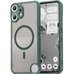 Phonesta AirFrost Back Cover hoesje met MagSafe voor Nothing CMF Phone 2 Pro - Mat Groen