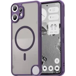 Phonesta AirFrost Back Cover hoesje met MagSafe voor Nothing CMF Phone 2 Pro - Mat Paars