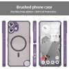 Phonesta AirFrost Back Cover hoesje met MagSafe voor Nothing CMF Phone 2 Pro - Mat Paars 3