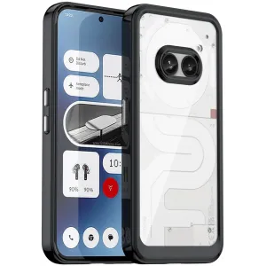 Phonesta Acrylic Hybrid Back Cover hoesje voor Nothing Phone (2a) / (2a) Plus - Zwart