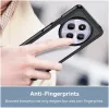 Phonesta Acrylic Hybrid Back Cover hoesje voor Xiaomi Redmi 14C / Xiaomi Poco C75 - Zwart 4