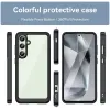 Phonesta Acrylic Hybrid Back Cover hoesje voor Samsung Galaxy S24 FE - Zwart 2
