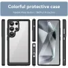 Phonesta Acrylic Hybrid Back Cover hoesje voor Samsung Galaxy S25 Ultra - Zwart 2