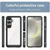 Phonesta Acrylic Hybrid Back Cover hoesje voor Samsung Galaxy S25/S24 - Zwart 2