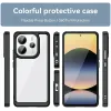 Phonesta Acrylic Hybrid Back Cover hoesje voor Xiaomi Redmi Note 14 4G - Zwart 8