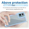Phonesta Acrylic Hybrid Back Cover hoesje voor Motorola Moto G05 / Moto E15 - Blauw 4