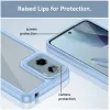 Phonesta Acrylic Hybrid Back Cover hoesje voor Motorola Moto G05 / Moto E15 - Blauw 6