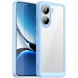 Phonesta Acrylic Hybrid Back Cover hoesje voor Xiaomi Poco X7 Pro - Blauw