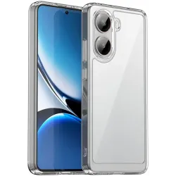 Phonesta Acrylic Hybrid Back Cover hoesje voor Xiaomi Poco X7 Pro - Transparant