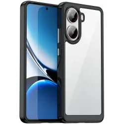 Phonesta Acrylic Hybrid Back Cover hoesje voor Xiaomi Poco X7 Pro - Zwart