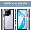 Phonesta Acrylic Hybrid Back Cover hoesje voor HONOR X6a/X6b - Zwart 8