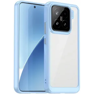 Phonesta Acrylic Hybrid Back Cover hoesje voor Xiaomi 15 - Blauw