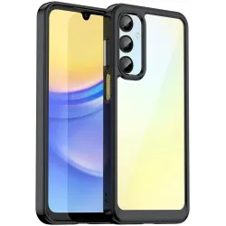 Phonesta Acrylic Hybrid Back Cover hoesje voor Samsung Galaxy A16 - Zwart