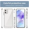 Phonesta Acrylic Hybrid Back Cover hoesje voor Samsung Galaxy A06 4G - Transparant 2