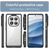 Phonesta Acrylic Hybrid Back Cover hoesje voor Xiaomi Redmi Note 14 Pro 5G / Xiaomi Poco X7 - Zwart 8