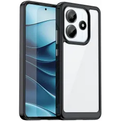 Phonesta Acrylic Hybrid Back Cover hoesje voor Xiaomi Redmi Note 14 5G - Zwart