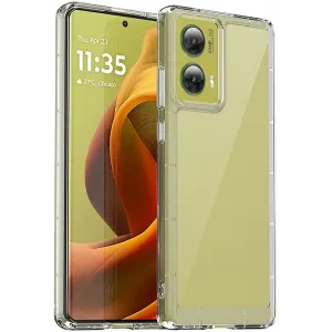 Phonesta Acrylic Hybrid Back Cover hoesje voor Motorola Moto G85 - Transparant
